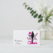 ピンクのチアリーダー 名刺 (スタンド正面)