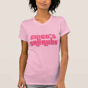 ピンクのチコの天使のロゴのTシャツのピンク Tシャツ