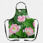 ピンクのチューリップのフィールド エプロン (正面)