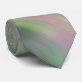 ピンクのチューリップの波状テクスチャ ネクタイ (ロール)