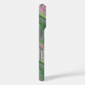 ピンクのチューリップの波状テクスチャ Case-Mate iPhoneケース (裏面 / 右)