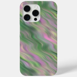 ピンクのチューリップの波状テクスチャ iPhone 15 PRO MAXケース