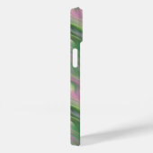 ピンクのチューリップの波状テクスチャ Case-Mate iPhoneケース (裏面 / 右)