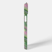 ピンクのチューリップの波状テクスチャ Case-Mate iPhoneケース (裏面 / 右)