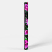 ピンクのチューリップの花 iPhoneケース (右側面)