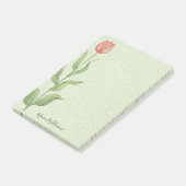 ピンクのチューリップは一流4x6を加えます ポストイット (アングル)