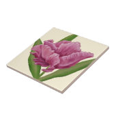 ピンクのチューリップタイル タイル (側面)