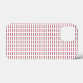ピンクのチューリップ模様 Case-Mate iPhoneケース (裏面 (横))