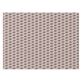 ピンクのチューリップ花 テーブルクロス (正面(横))