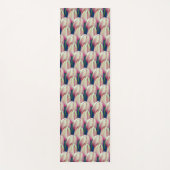 ピンクのチューリップ花 ヨガマット (正面)