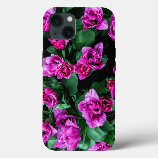 ピンクのチューリップ花 Case-Mate iPhoneケース (裏面)