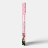 ピンクのチューリップ- Bichonおよびマルチーズ Case-Mate iPhoneケース (裏面 / 右)