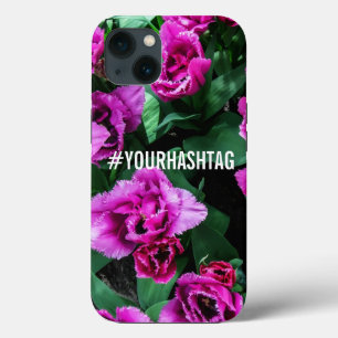ピンクのチューリップ iPhone 13ケース