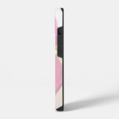ピンクのチューリップ iPhoneケース (左側面)