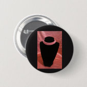 ピンクのチョークバルブボタン 缶バッジ (正面&裏面)