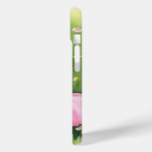 ピンクのツツの水色のバニー Case-Mate iPhoneケース (裏面 / 左)