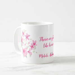 ピンクのツツジの花 コーヒーマグカップ