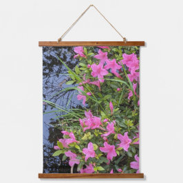 ピンクのツツジの花 吊り下げ型タペストリー