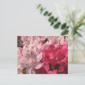 ピンクのツツジ ポストカード (スタンド正面)