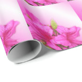 ピンクのツツツジの花の休日、誕生日、クリスマス、 ラッピングペーパー (ロールコーナー)