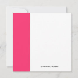 ピンクのツツツジの花クリスマスパーティー 招待状