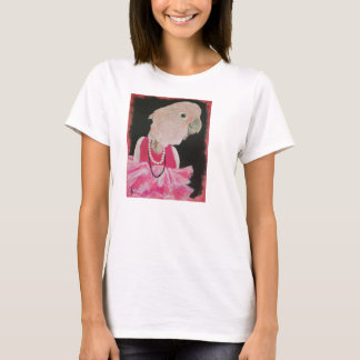 ピンクのティーでかわいらしいElla Tシャツ