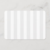 ピンクのティーポットと花&蝶RSVP 出欠カード (裏面)