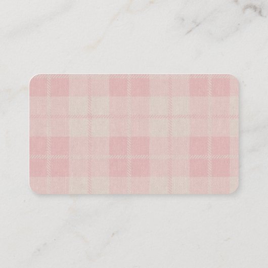 ピンクのテディベア赤ちゃんシャワー予約リクエスト エンクロージャーカード (裏面)