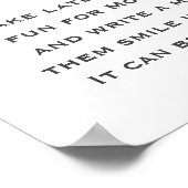 ピンクのテディベア ベビーシャワー 夜用のオムツ ポスター (角)