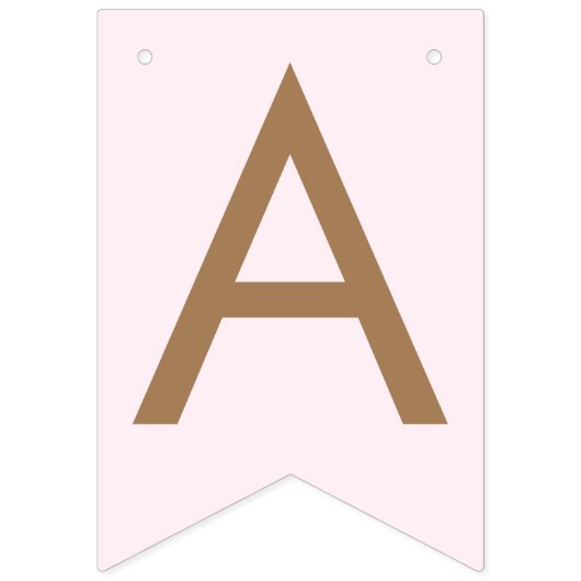 ピンクのテディ我々は心から女の子の赤ちゃんシャワーを待つことができる バンティングフラッグ (第3の旗)