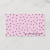 ピンクのテレホンカードでかわいらしい女の子 コーリングカード (裏面)