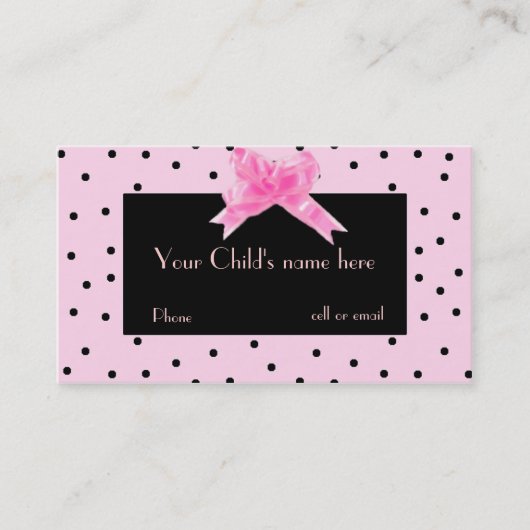 ピンクのテレホンカードでかわいらしい女の子 コーリングカード (正面)