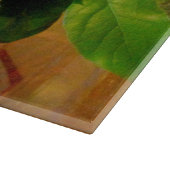 ピンクのテンゲのユリ切り盤 カッティングボード (角)