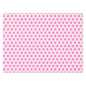 ピンクのテーブルクロスとハート テーブルクロス (正面(横))