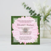 ピンクのデイジーの第80誕生会 招待状 (スタンド正面)