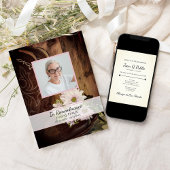 ピンクのデイジーカウボーイブーツ西部死亡記念日 招待状