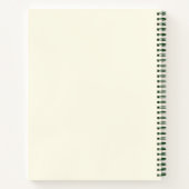 ピンクのデイジーカスタムミニマルスパイラルノートブック ノートブック (裏面)