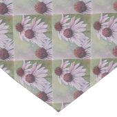 ピンクのデイジー ショートテーブルランナー (コーナー)