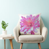 ピンクのデイジー、《植物》百日草、ひまわり クッション (椅子)