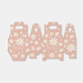 ピンクのデイジー 花 フェイバーボックス (折り畳みなし)