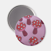 ピンクのトイレツール製品 マグネット (正面/裏面)