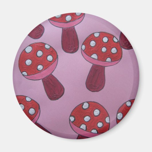 ピンクのトイレツール製品 マグネット (正面)