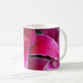 ピンクのトウヨウユリの花 コーヒーマグカップ (正面右)