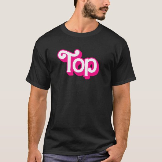 ピンクのトップス Tシャツ (正面)