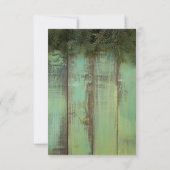 ピンクのトラック松の木、ライトウッドクリスマスパーティー 招待状 (裏面)