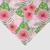ピンクのトロピカルハイビスカス 薄葉紙 (詳細)