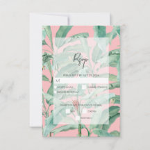 ピンクのトロピカルバナナパーム離れズ結婚ズ