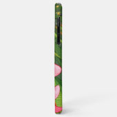 ピンクのトロピカル フランジパニ アート Case-Mate iPhoneケース (裏面/左)
