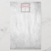 ピンクのトンボパーソナライズされたイ文具 便箋 (正面)