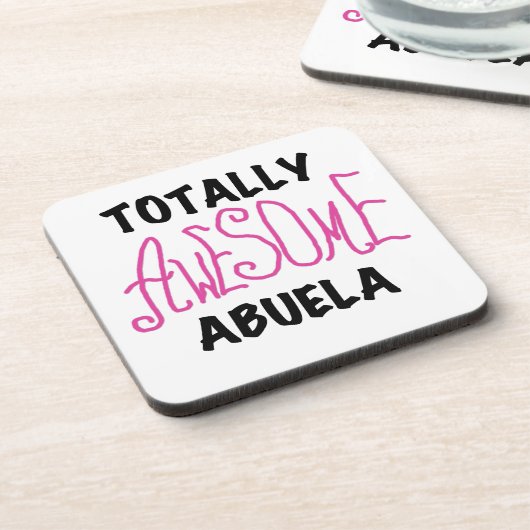 ピンクのトータル素晴らしアベラ・ギフト コースター (左側)